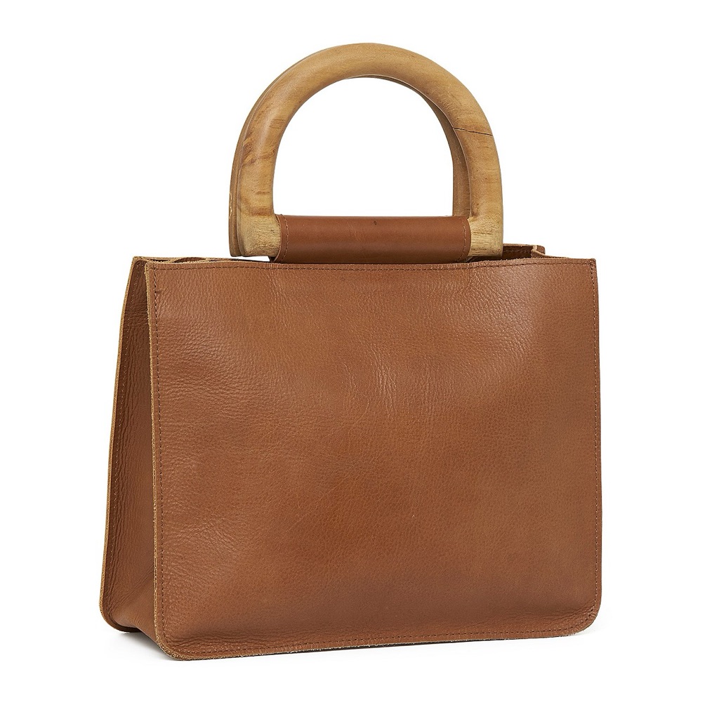 St. Agni Tan Leather Bag